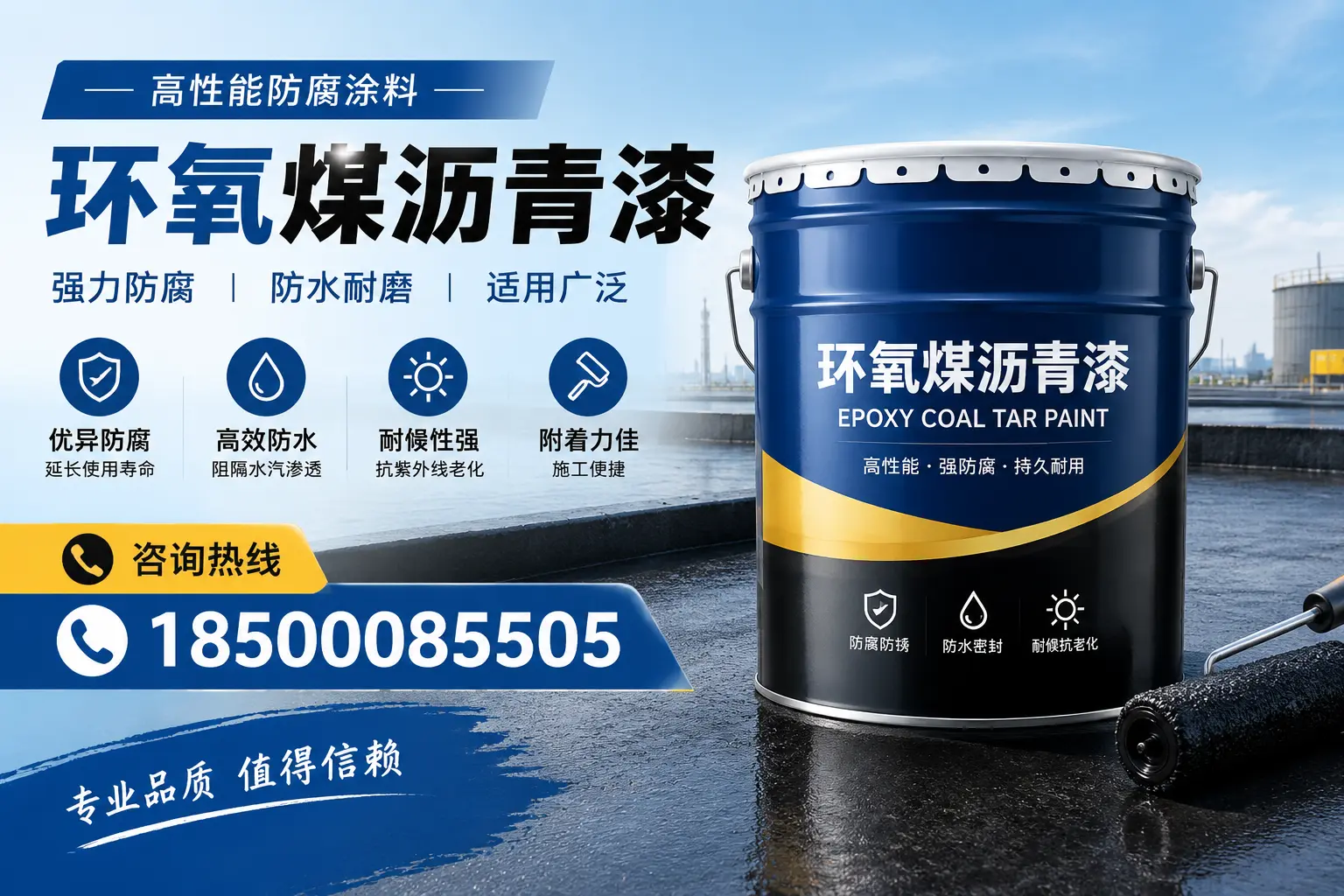 环氧煤沥青漆的主要成分与功能，益阳用户深度了解